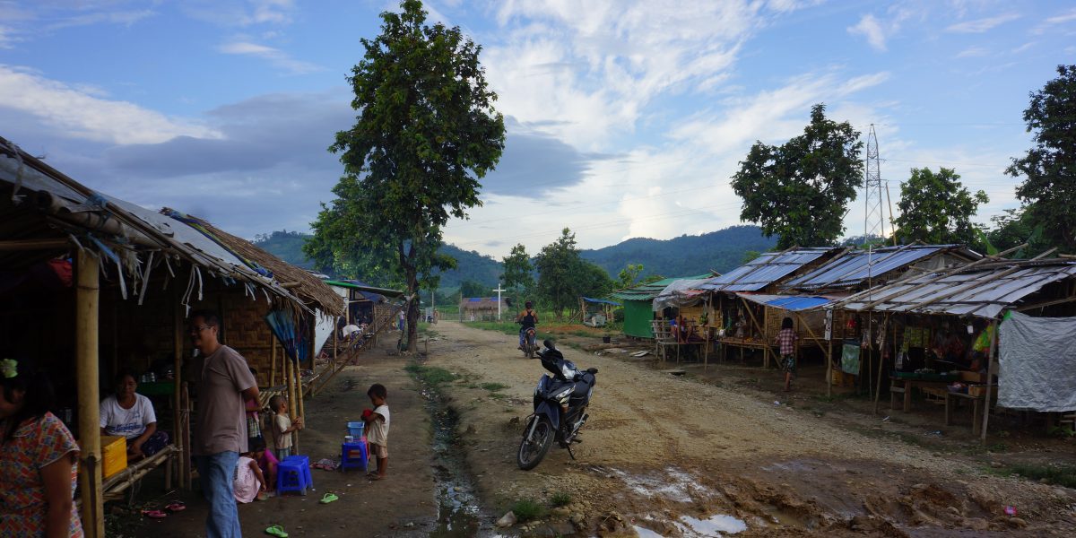 IDP camp in Kachin State, Myanmar.