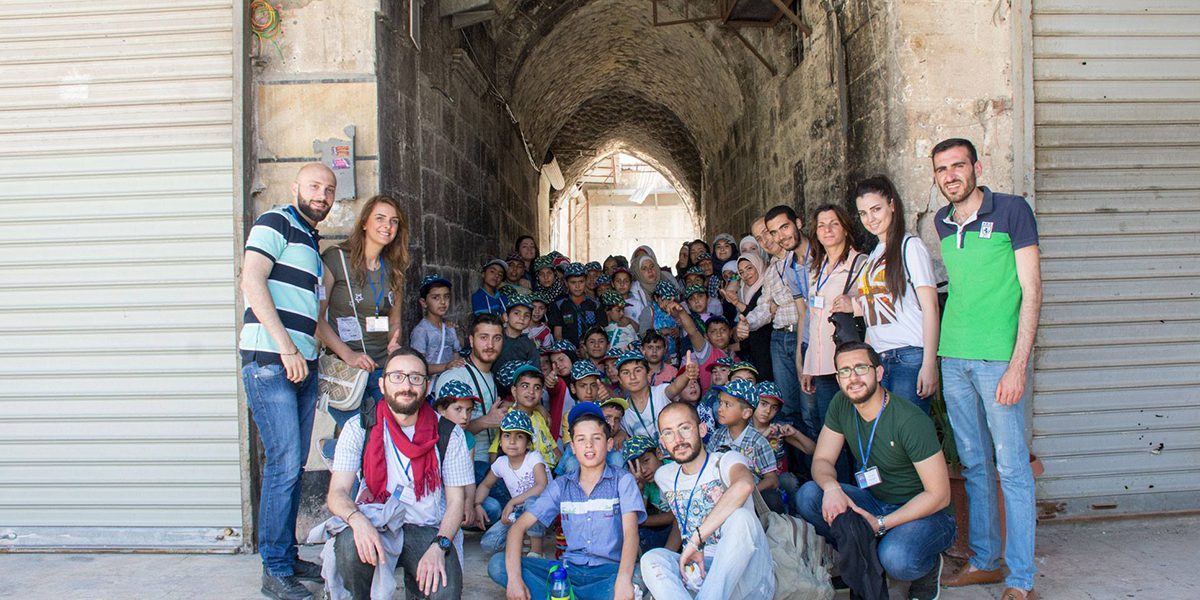 Fin du semestre au Centre communautaire Al-Sakhour, Alep (JRS)